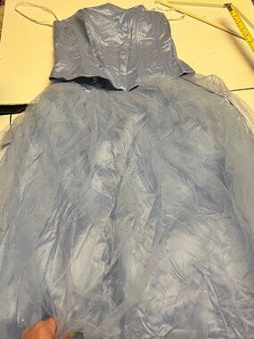 Vintage Nuit 2-Piece Blue Tulle Gown